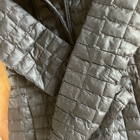 BLACK north face   Quilted Jacket. Lightweight long - Picture 1 of 4